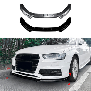 AMP-Z Front Bumper Lip Spiltter For Audi A4 B8.5 A5 8T Facelift Sline 2013-2016