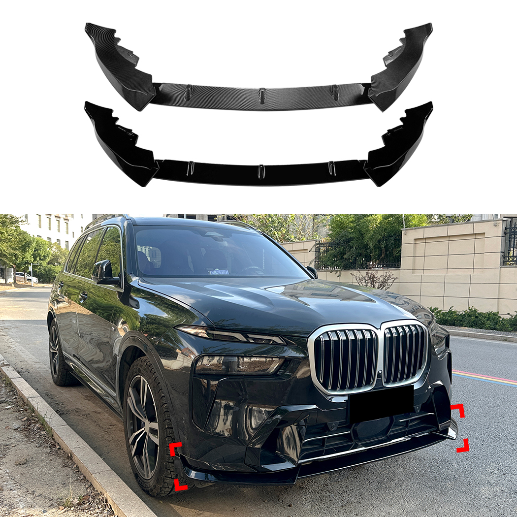 AMP-Z Front Bumper Lip Spiltter For BMW X7 G07 LCI M Sport 2023+