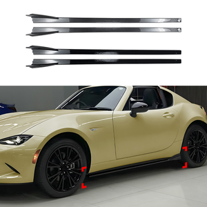 AMP-Z Side Skirt Rocker Panel Splitter Lip For Mazda MX-5 Miata ND 2016+