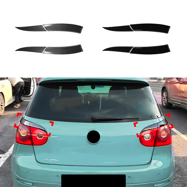 AMP-Z Headlight Eyebrows Eyelids Sticker For VW Volkswagen Golf MK5 Standard GTI R32