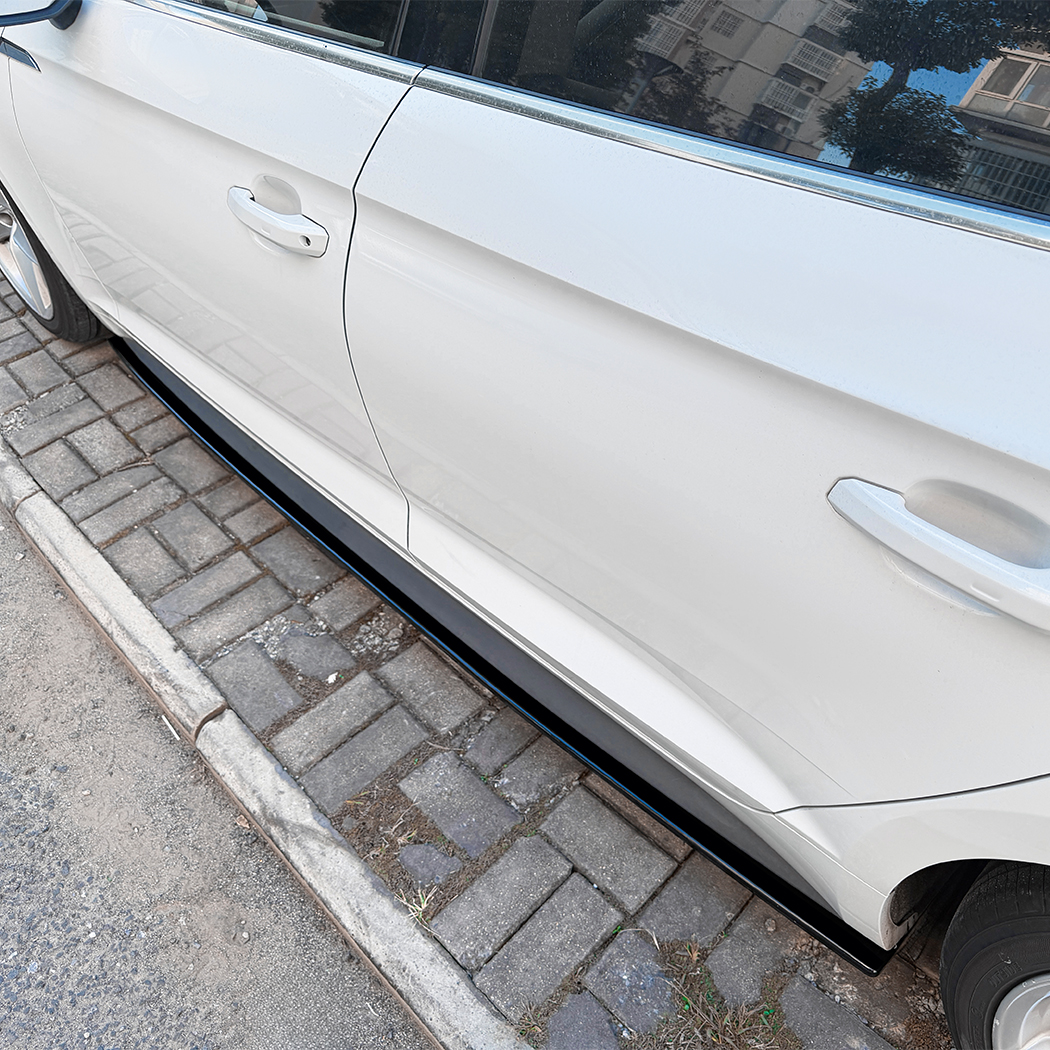 AMP-Z Side Skirt Rocker Panel Splitter Lip For Audi A5 S5 F5 Pre-facelift 4-doors Sportback 2017-2020
