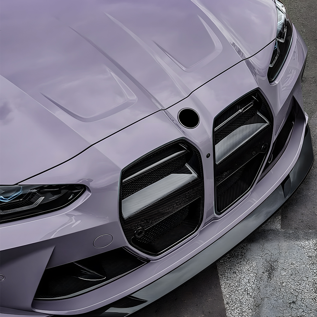 AMP-Z Fender Cover Trim Scoop Sticker For BMW 3 Series M3 G80 G81 M4 G82 G83 2021+