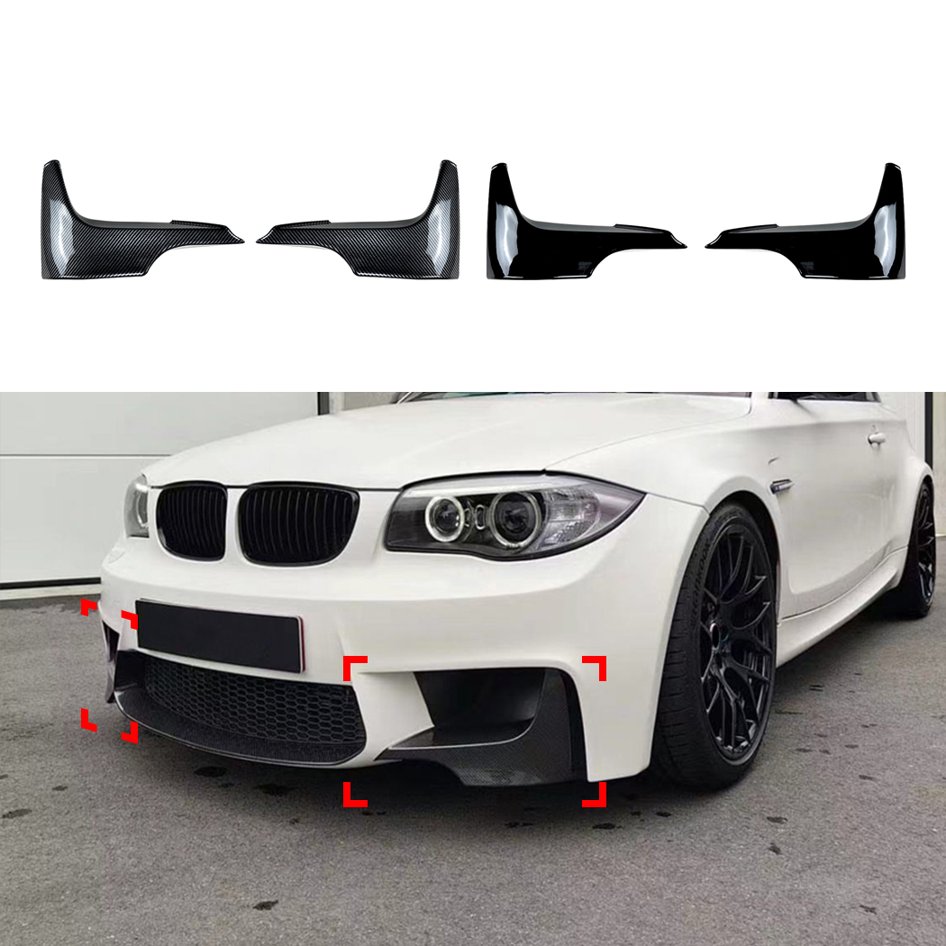 AMP-Z Front Side Splitter Sticker For BMW 1 Serise E82 1M 2011-2012