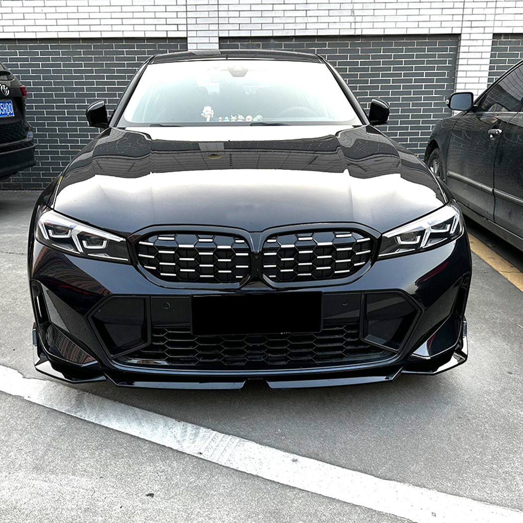 AMP-Z Front Bumper Lip Spiltter For BMW 3 Series G20 LCI 2023+