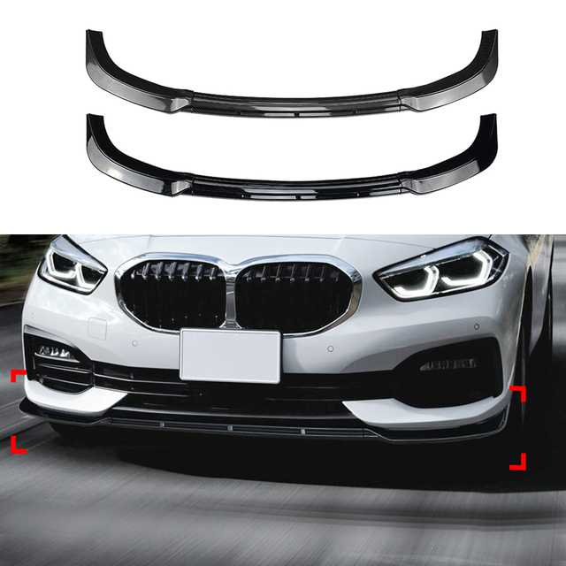 AMP-Z الأمامي الشفاه الشفاه spiltter لـ BMW 1 Series F40 Standard 2020+