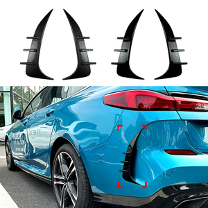 AMP-Z Rear Bumper Fins Spoiler Canards For BMW 2 Series F44 M Sport 2020+