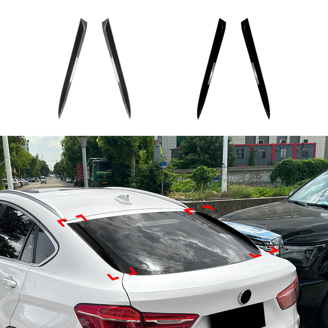 AMP-Z المفسد جانب جناح السقف الخلفي لـ BMW X6 F16 2014-2019