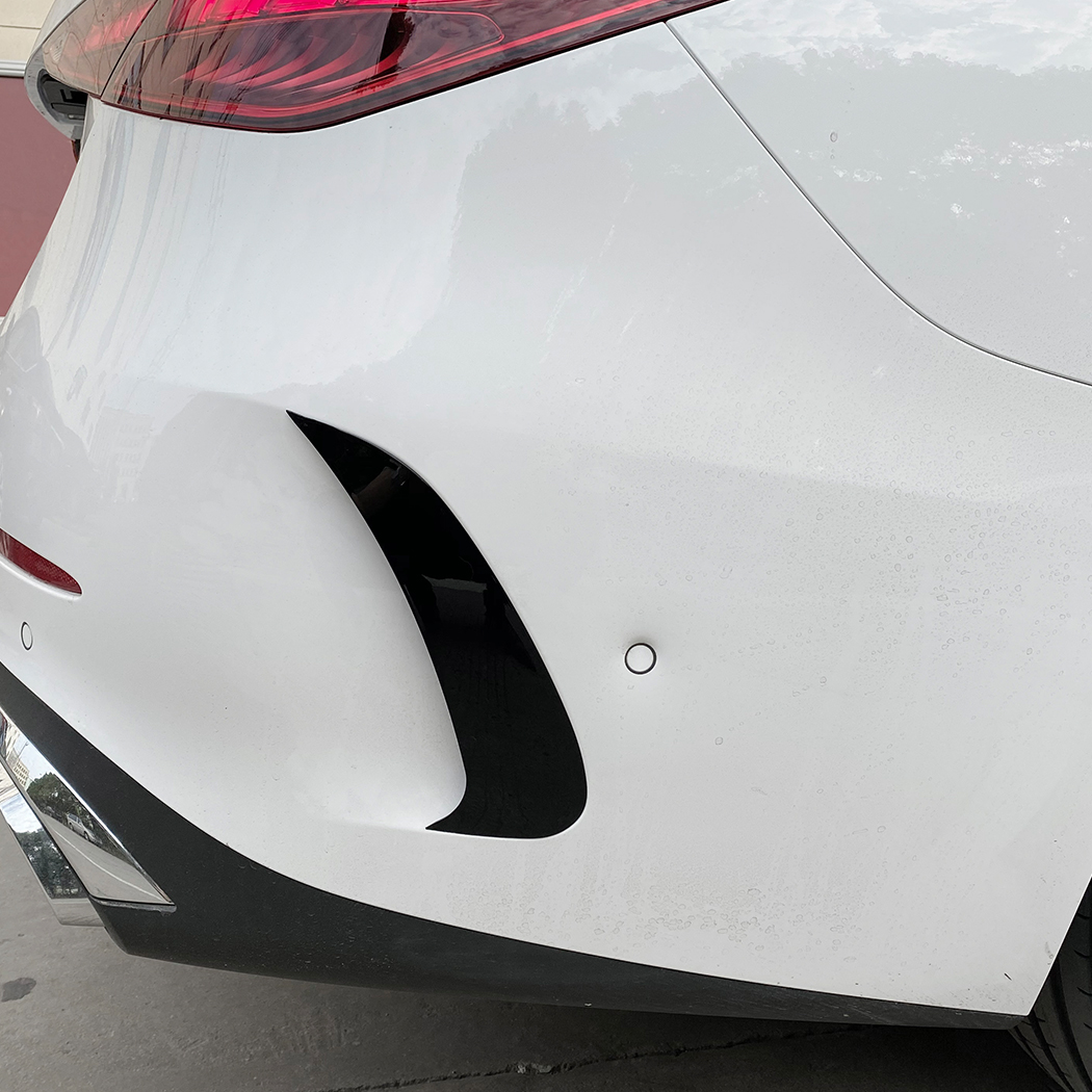 AMP-Z Rear Bumper Fins Spoiler Canards For Mercedes Benz C Class W206 2022+