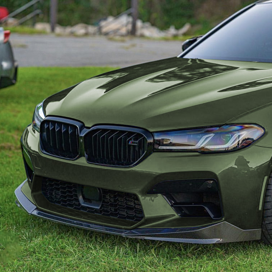 AMP-Z Front Bumper Lip Spiltter For BMW 5 Series F90 LCI 2021-2024