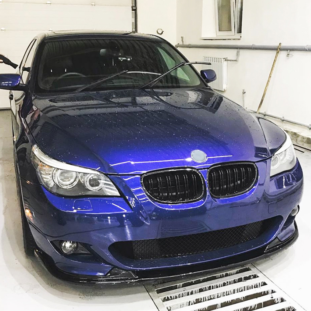AMP-Z Front Bumper Lip Spiltter For BMW 5 Series E60 E61 MT 2005-2010