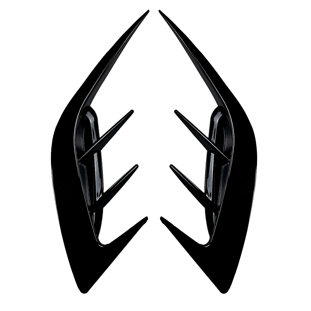 AMP-Z Rear Bumper Fins Spoiler Canards For Kia Stinger 2018+