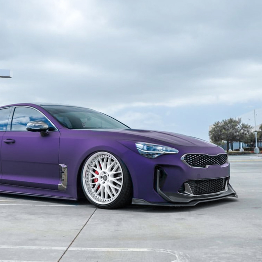 AMP-Z Front Bumper Lip Spiltter For Kia Stinger 2018+