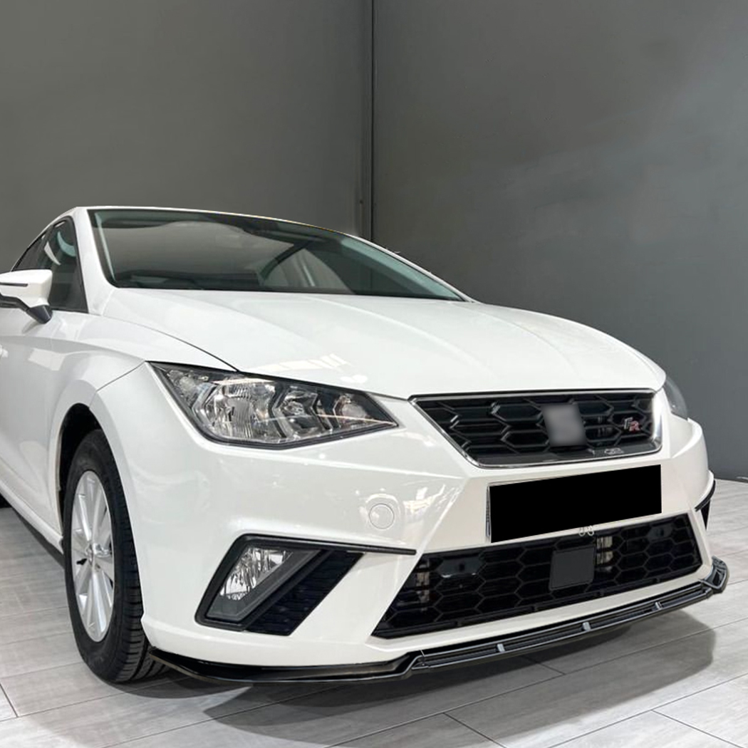 AMP-Z Front Bumper Lip Spiltter For Seat Ibiza MK5 Standard/FR 2018+