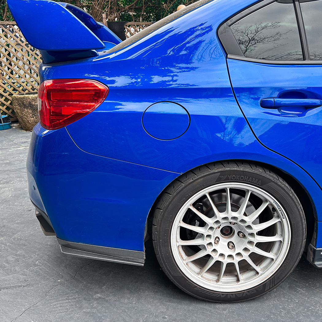 AMP-Z Rear Side Splitter Sticker For Subaru WRX STI VA 2015-2021