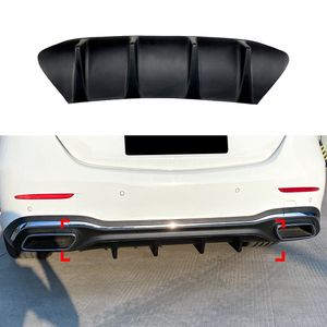 AMP-Z Rear Black Bumper Spoiler Lip For Mercedes Benz C Class W206 AMG Line 2022+
