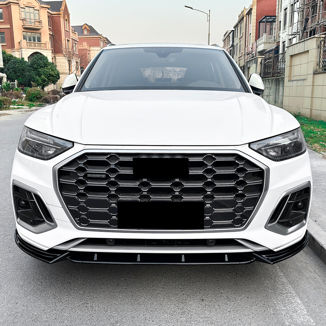 AMP-Z Front Bumper Lip Spiltter For Audi Q5 FY Sline Facelift 2021-2024