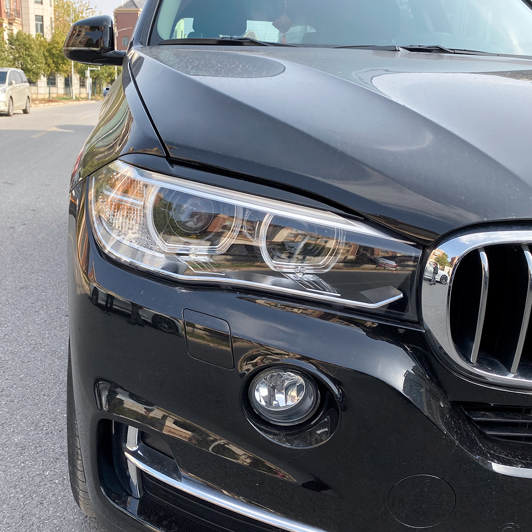 AMP-Z Headlight Eyebrows Eyelids Sticker For BMW X5 F15 X6 F16 2014-2018