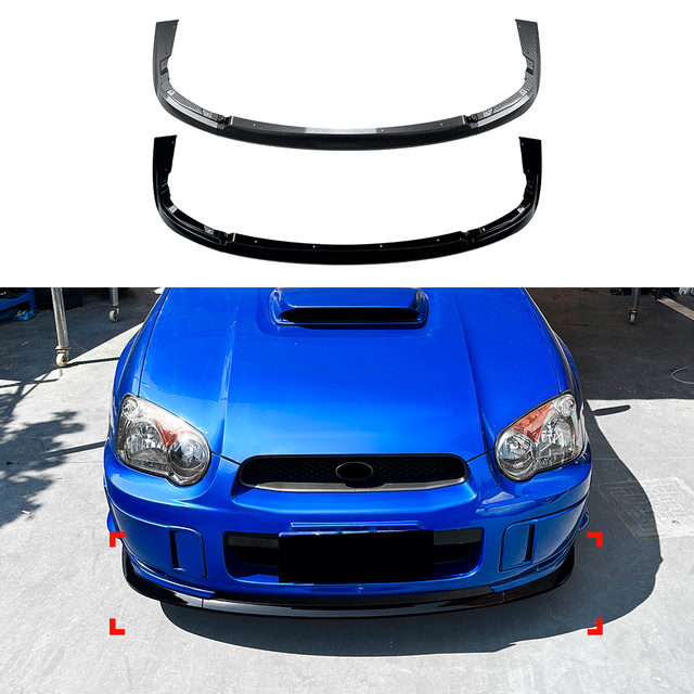 AMP-Z Front Bumper Lip Spiltter For Subaru Impreza WRX STI 2004-2005