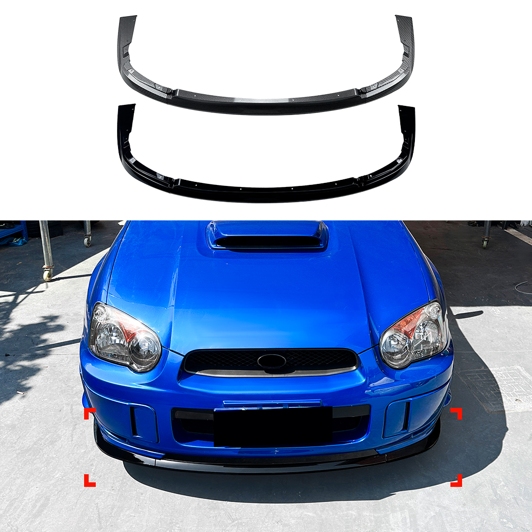 AMP-Z Front Bumper Lip Spiltter For Subaru Impreza WRX STI 2004-2005