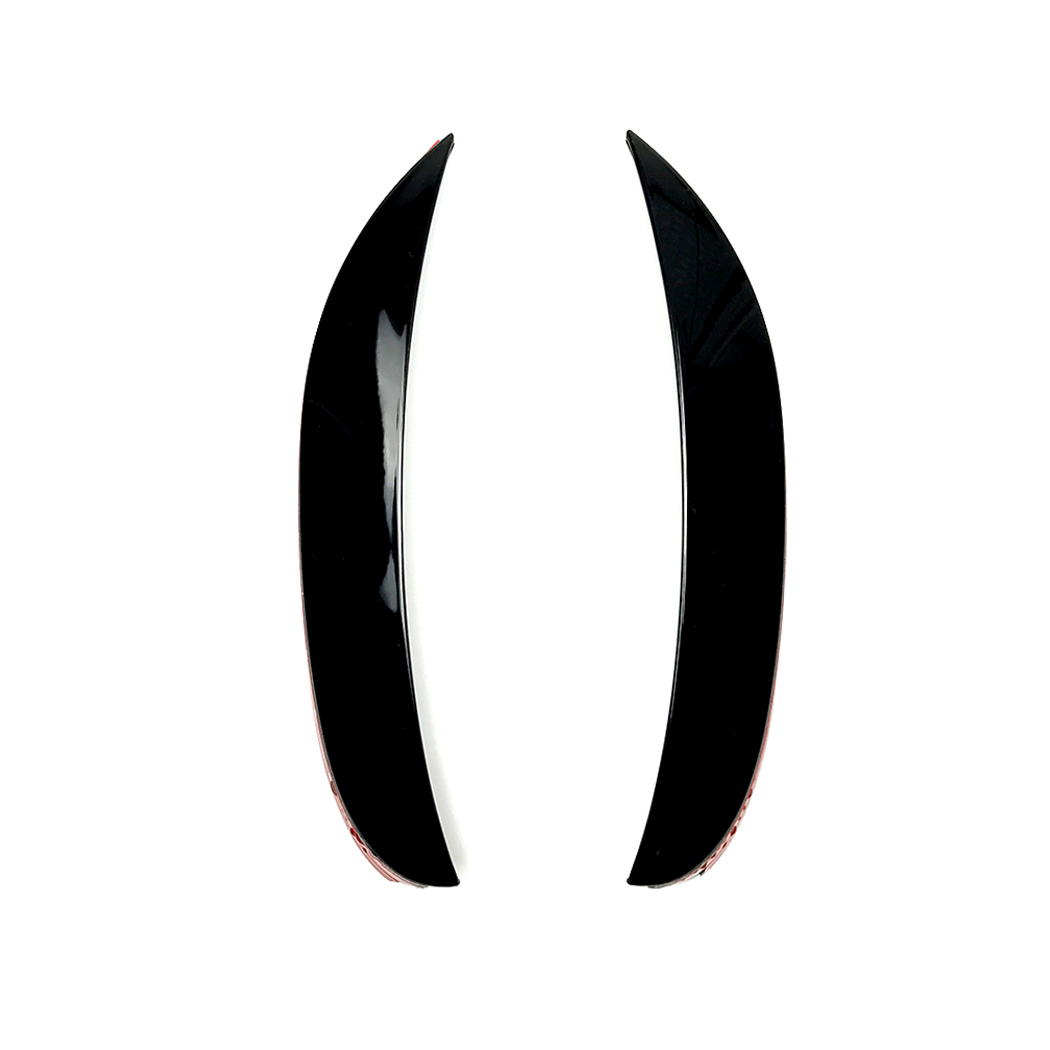AMP-Z Front Bumper Fins Spoiler Canards For Mercedes Benz C Class W205 C205 S205 Facelift AMG-Line 2015-2018