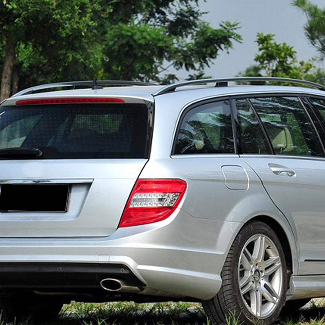 AMP-Z Rear Roof Wing Side Spoiler For Mercedes Benz C Class S204 2008-2014