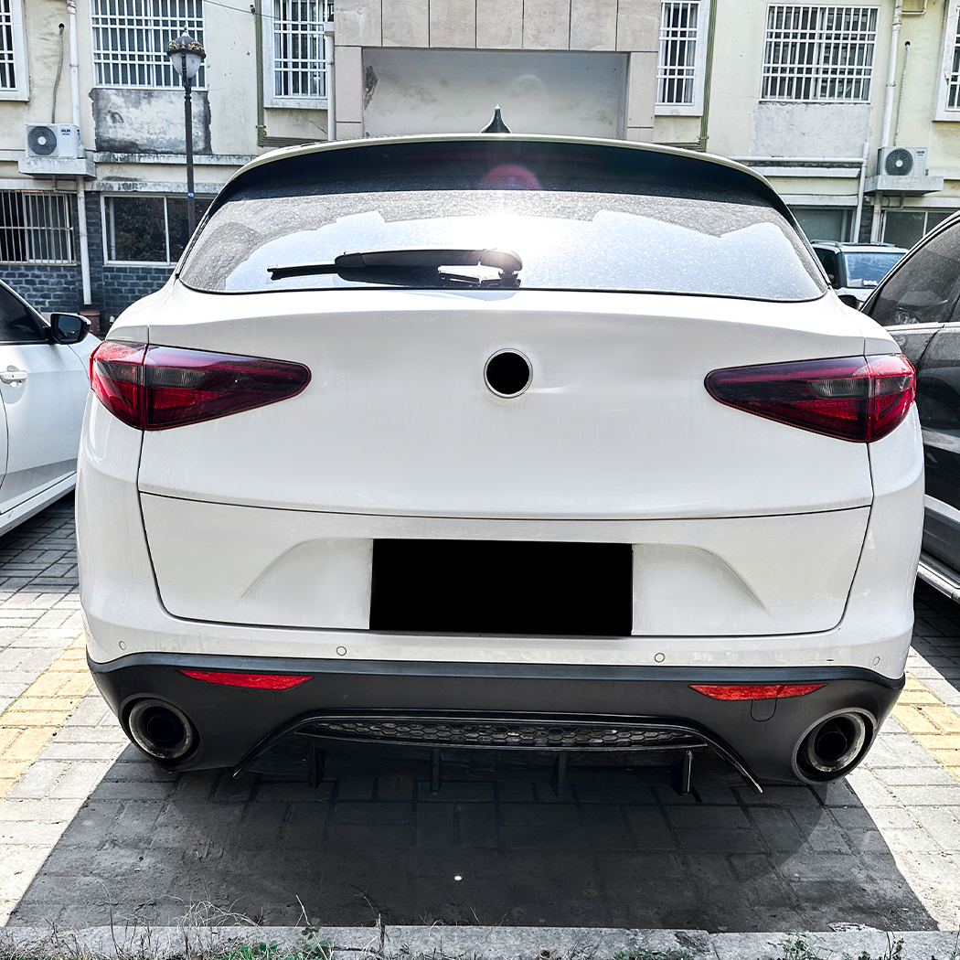 AMP-Z Rear Bumper Spoiler Lip For Alfa Romeo Stelvio 2017+