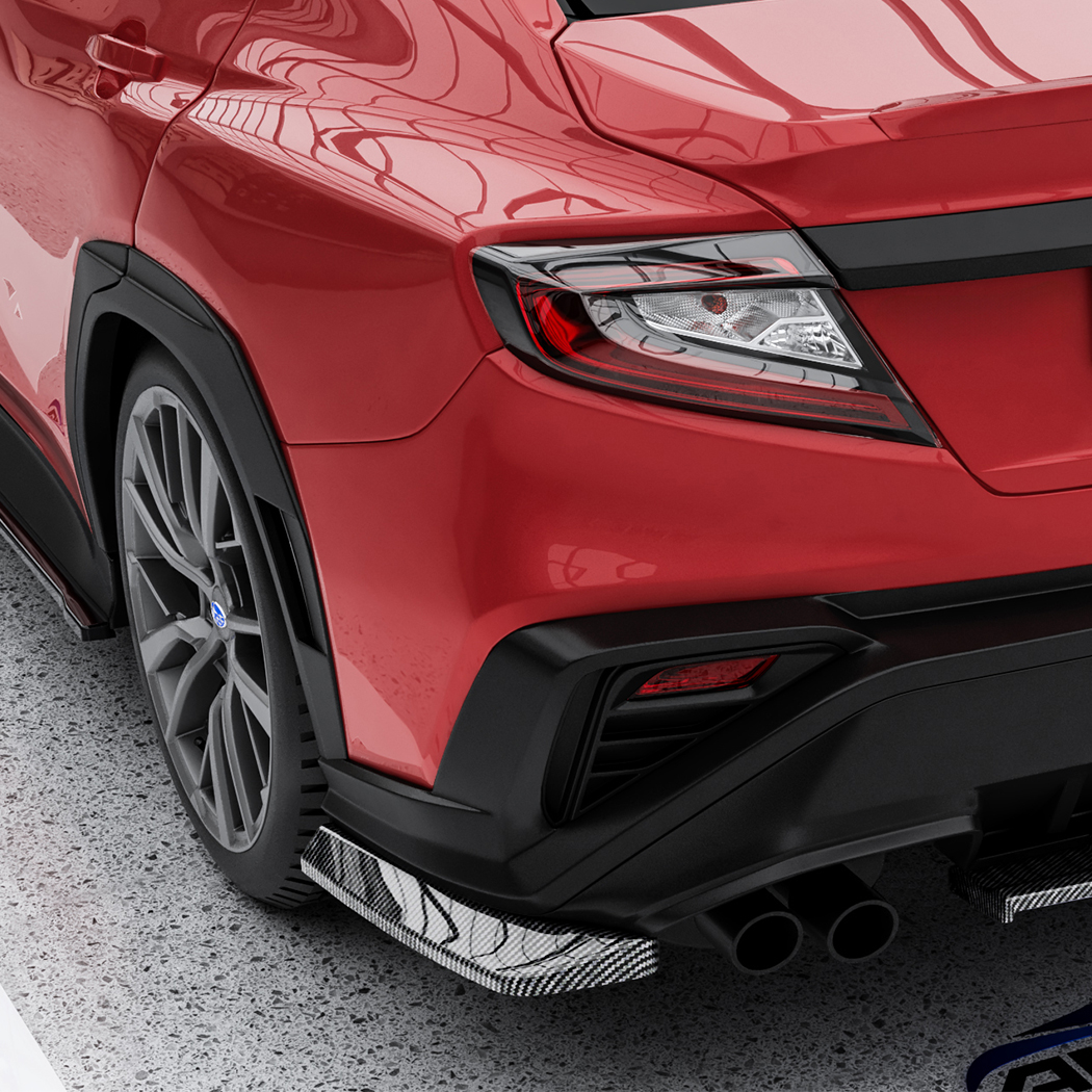 AMP-Z Rear Side Splitter Sticker For Subaru WRX STI VB 2022+