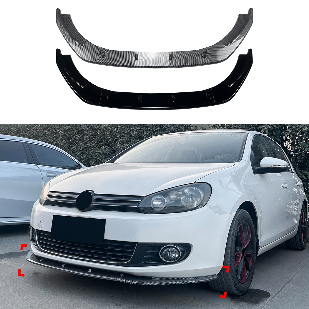Volkswagen's front bumper lip spiltter