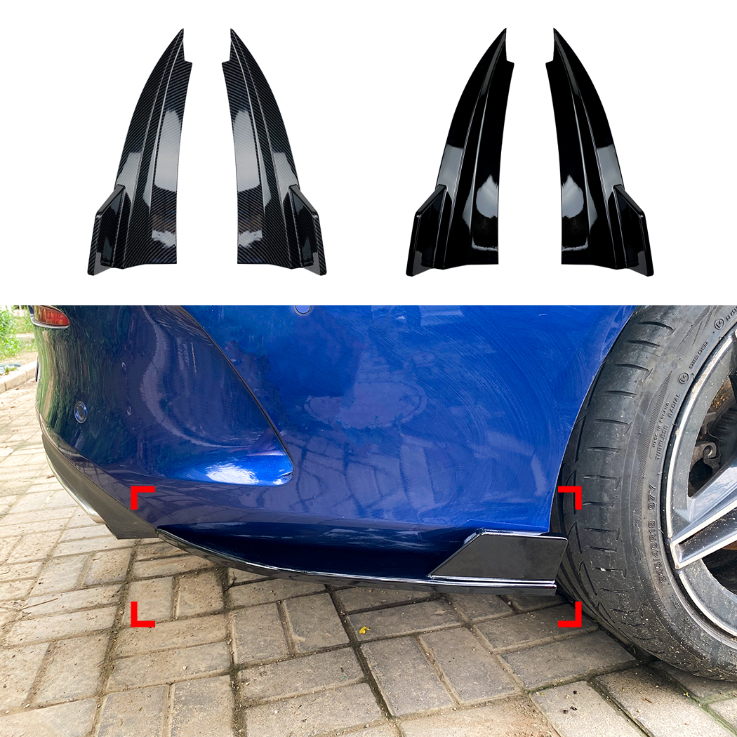 AMP-Z Rear Side Splitter Sticker For Mercedes Benz C Class C Coupe C205 2015-2021