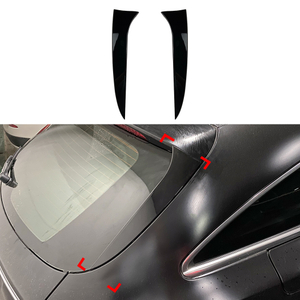 AMP-Z Rear Roof Wing Side Spoiler For Mercedes Benz CLS Class X218 2011-2017