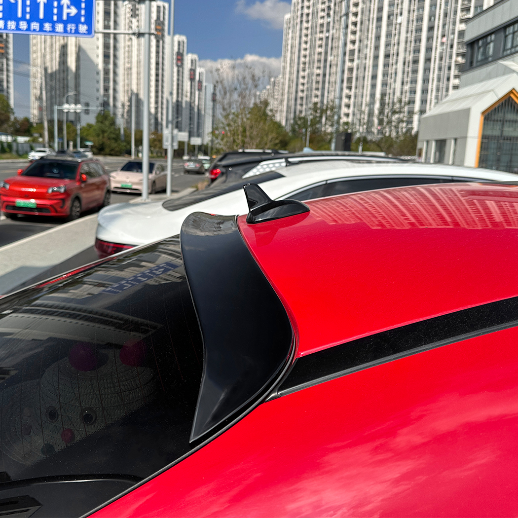 AMP-Z Rear Roof Wing Spoiler Black For Mercedes Benz CLA Class C117 2013-2019