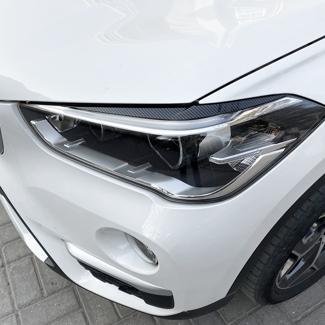 AMP-Z Headlight Eyebrows Eyelids Sticker For BMW X1 F48 2015+