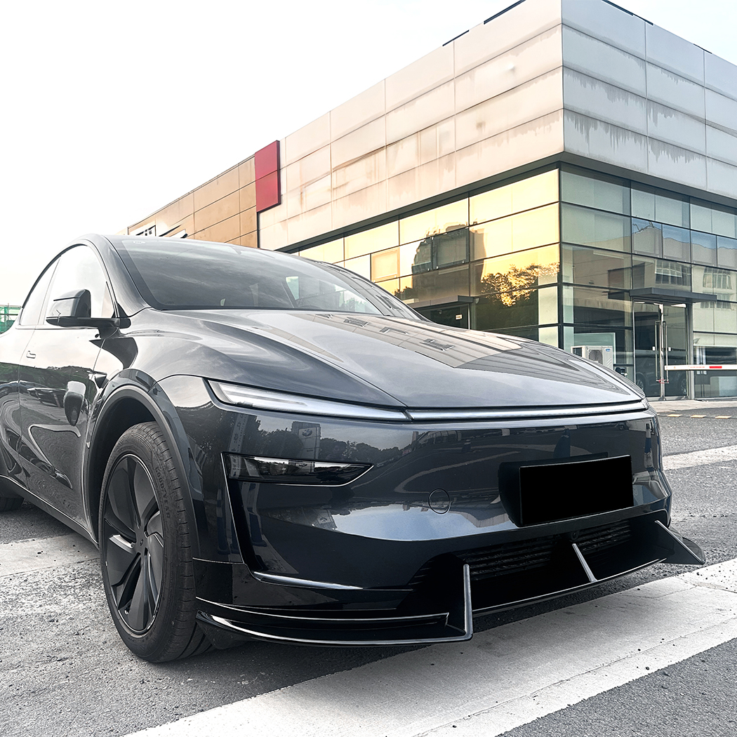 AMP-Z Front Bumper Lip Spiltter For Tesla Model Y 2024+