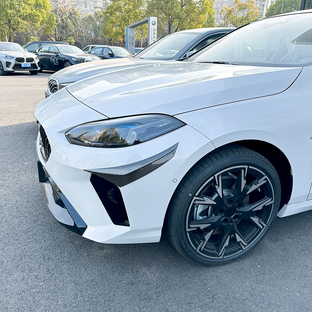 AMP-Z Front Bumper Fins Spoiler Canards For BMW 1 Series 2 Series F70 F74 2024+