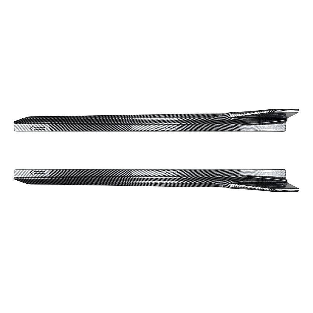 AMP-Z Side Skirt Rocker Panel Splitter Lip For BMW X3 G01 X4 G02 M Sport 2018-2024