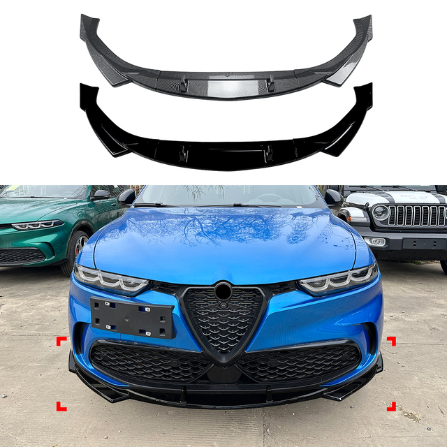 AMP-Z Front Bumper Lip Spiltter For Alfa Romeo Tonale 2023+
