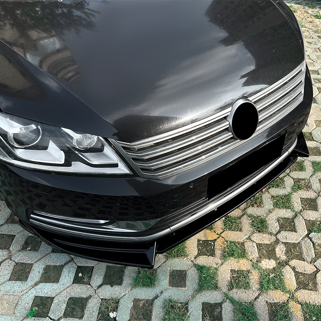 AMP-Z Front Bumper Lip Spiltter For VW Volkswagen Passat B7 Standard 2011-2015