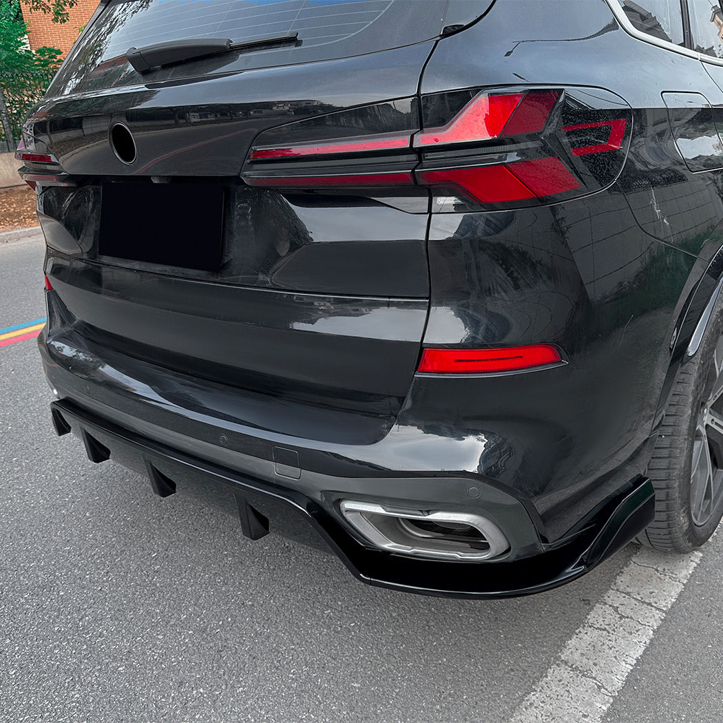AMP-Z Rear Bumper Spoiler Lip Black For BMW X5 G05 M Sport 2019+