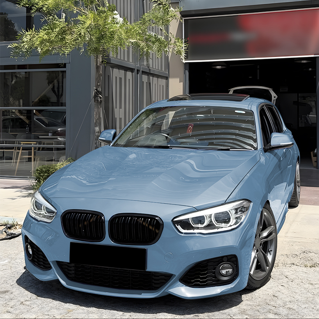 AMP-Z Front Bumper Grille Grill For BMW 1 Series F20 2015-2019