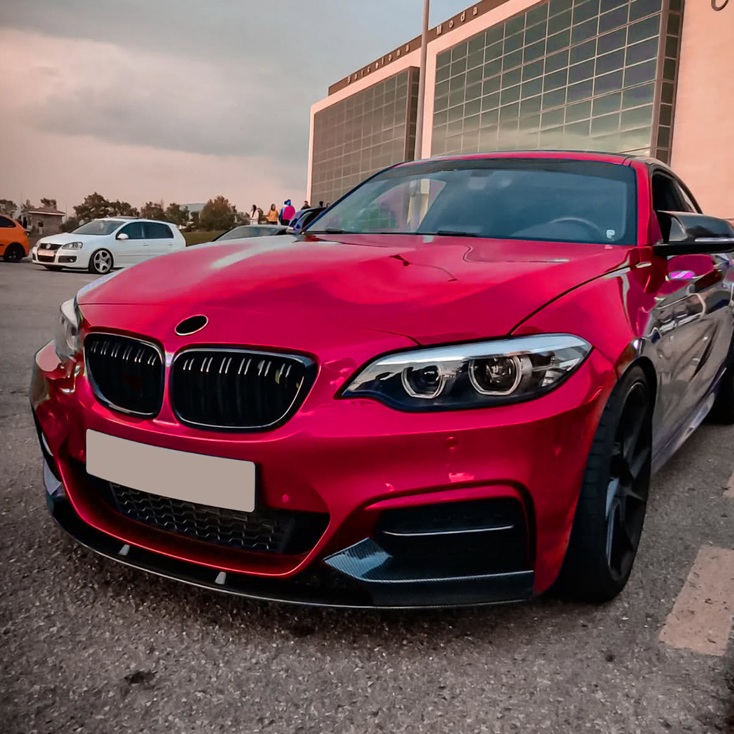 AMP-Z Front Bumper Grille Grill For BMW 2 Series F22 F23 2014-2019