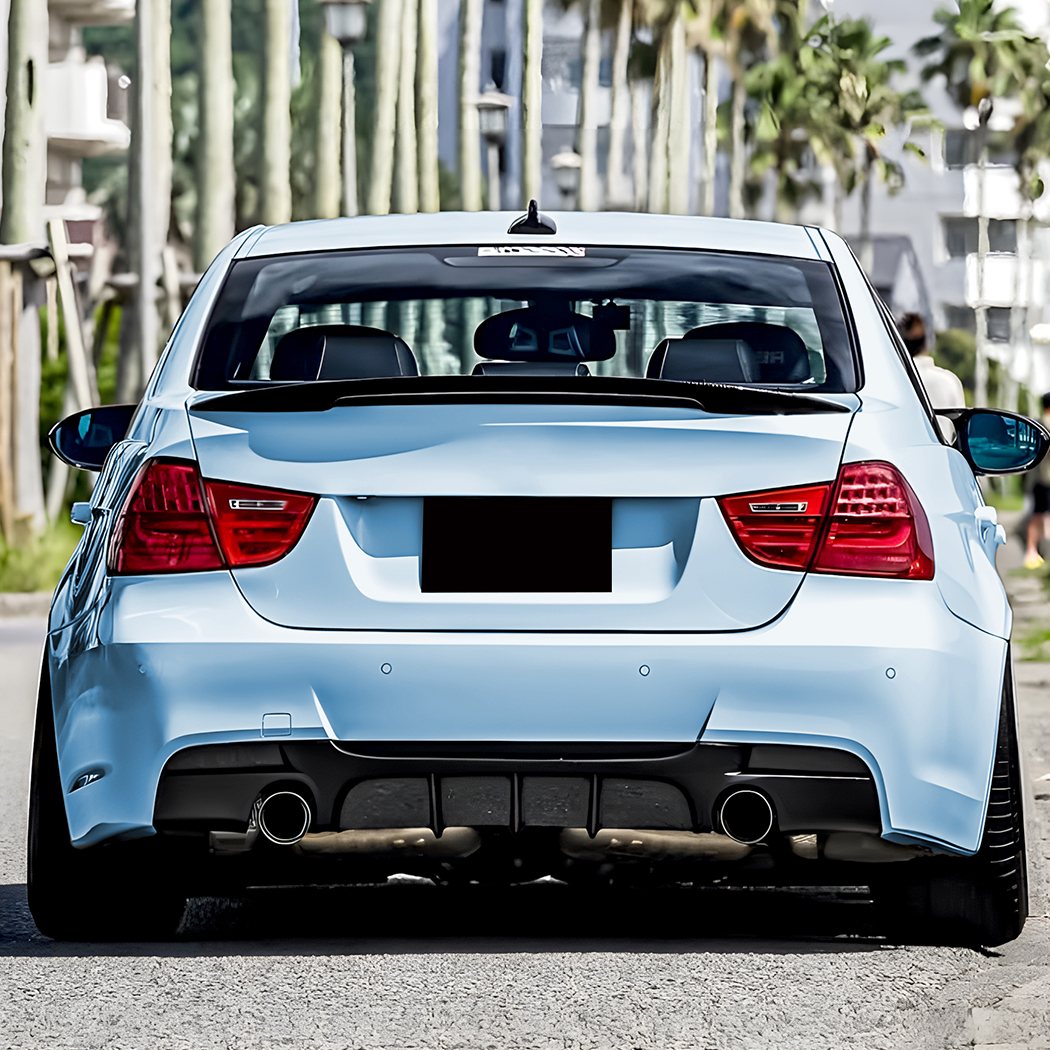 AMP-Z Rear Bumper Spoiler Lip For BMW 3 Series E90 E91 M Sport 2005-2012