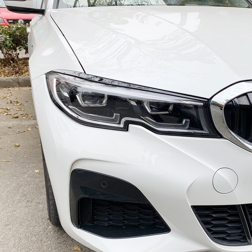 AMP-Z Headlight Eyebrows Eyelids Sticker For BMW 3 Series G20 2019-2022