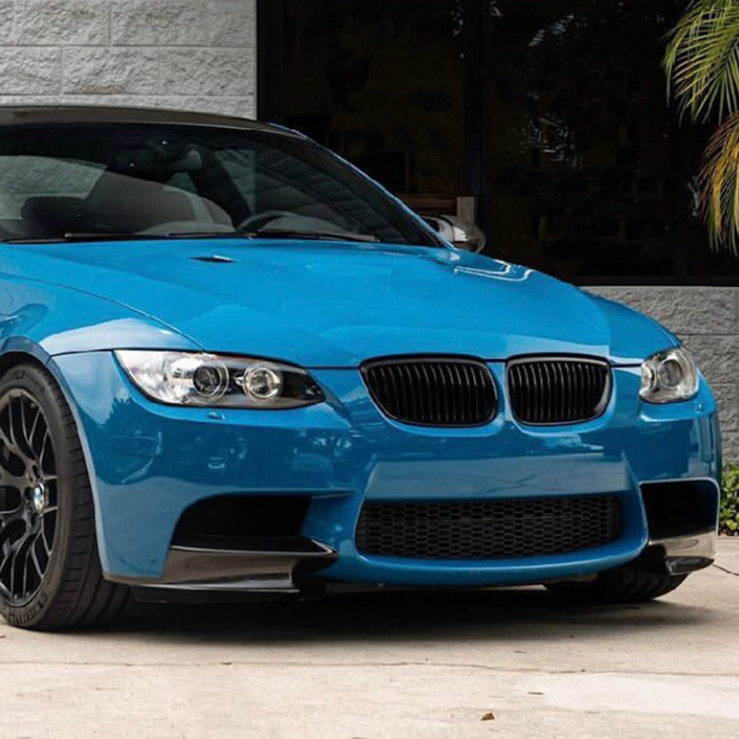 AMP-Z Front Side Splitter Sticker For BMW 3 Serise E90 E91 E92 E93 M3 2007-2013