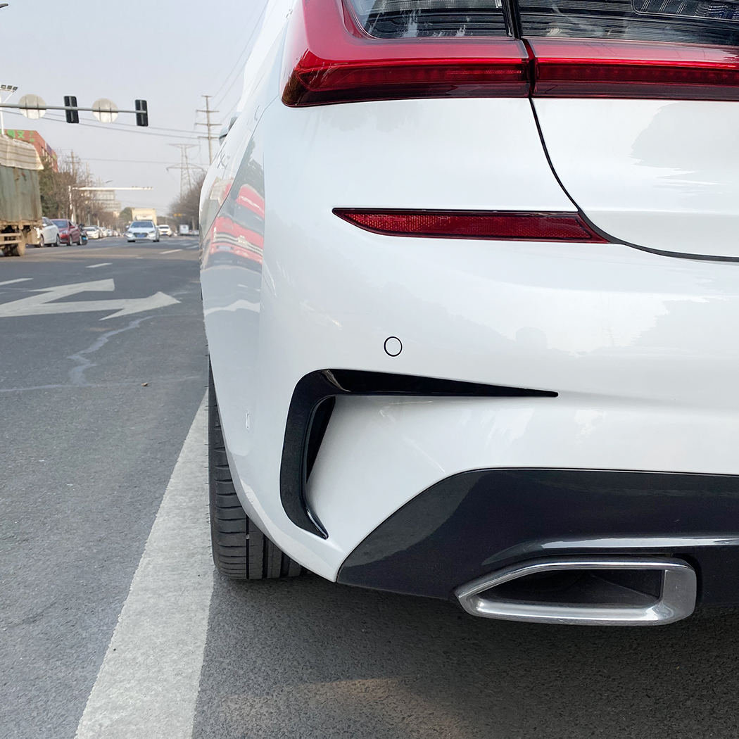 AMP-Z Rear Bumper Fins Spoiler Canards For BMW 3 Series G20 Pre-facelift 2019-2022