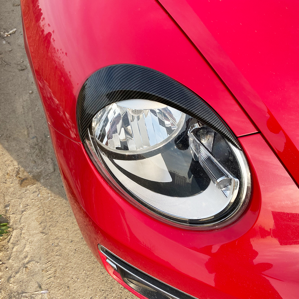 AMP-Z Headlight Eyebrows Eyelids Sticker For VW Volkswagen Beetle 2012-2018