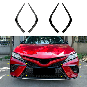 AMP-Z Front Bumper Fins Spoiler For Toyota Camry 2018+2020