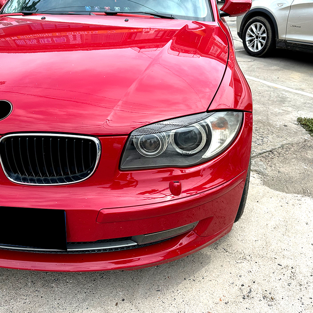 AMP-Z Headlight Eyebrows Eyelids Sticker For BMW 1 Series E81 E82 E87 E88 2006-2013