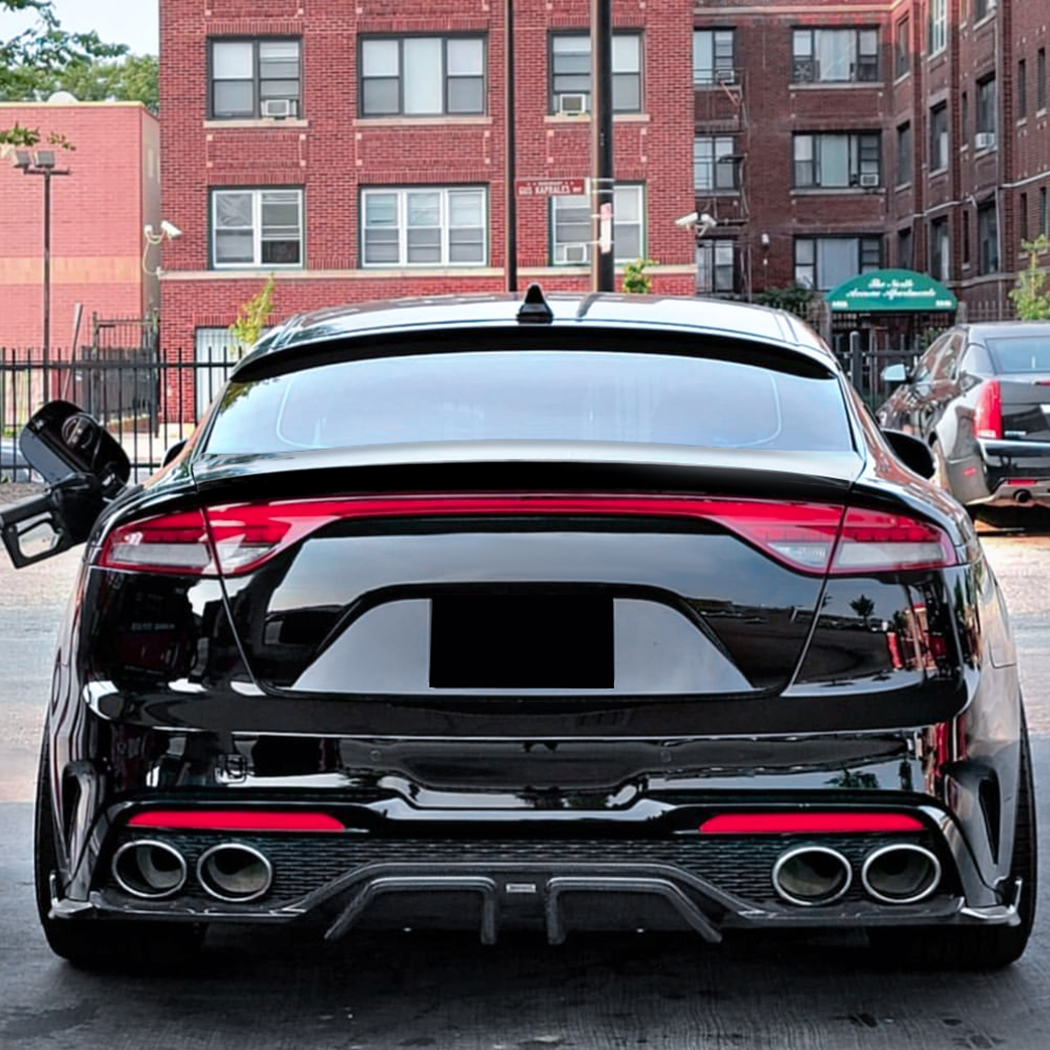 AMP-Z Rear Roof Wing Spoiler For Kia Stinger 2018+