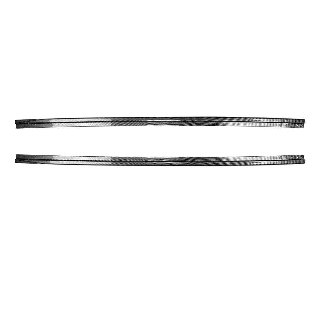 AMP-Z Side Skirt Rocker Panel Splitter Lip For Audi A7 S7 C7 2011-2017