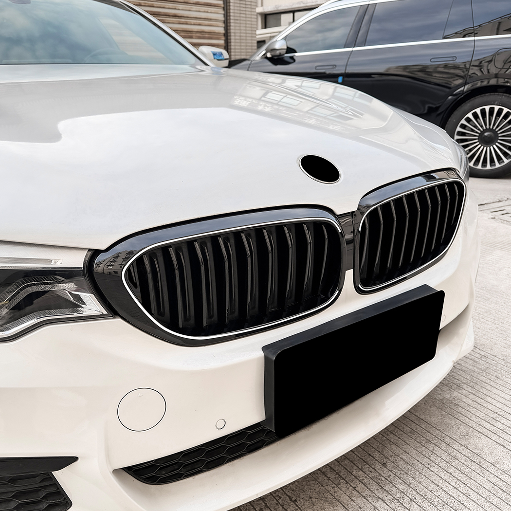 AMP-Z Front Bumper Grille Grill With Lights For BMW 5 Series G30 G31 Pre-Facelift 2017-2020